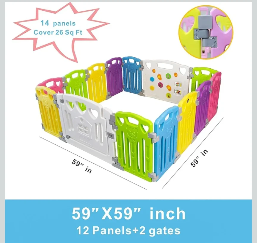 Colorful Baby Playpen - New Design! - photo 3