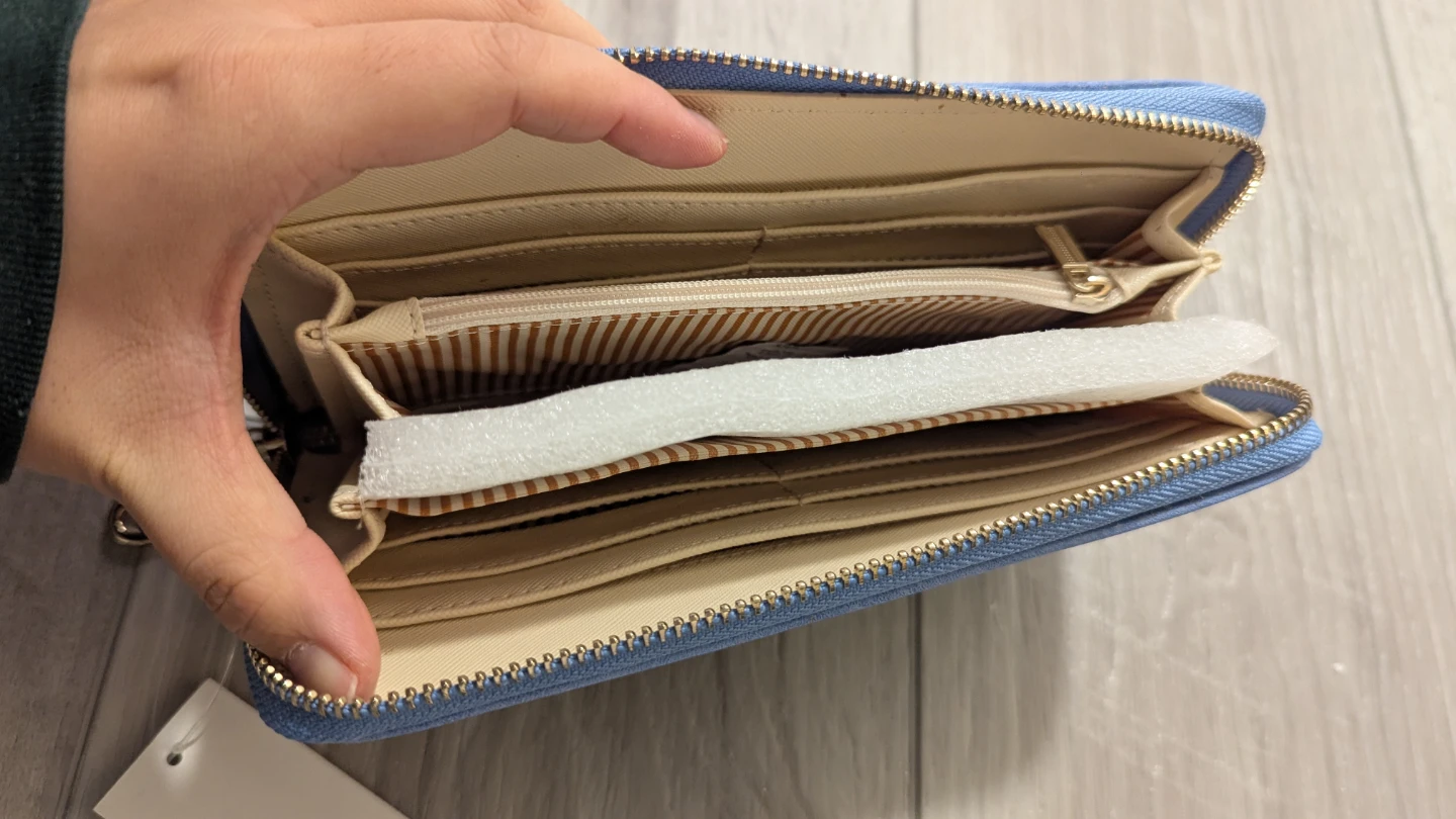 NEW Victoria Harbour Wallet - Blue Marble Pattern 🥕 - photo 3