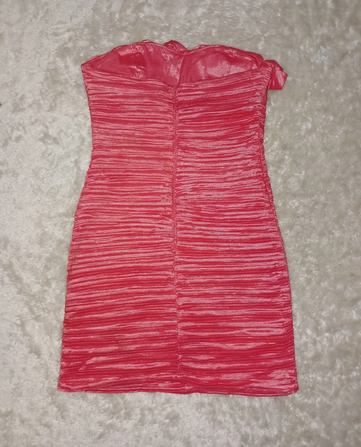 New Pink Strapless Mini Dress - photo 3