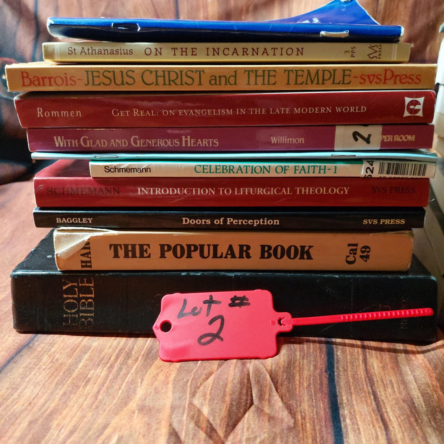 Lot of Assorted Christian Theology Books-Lot #2 - photo 2