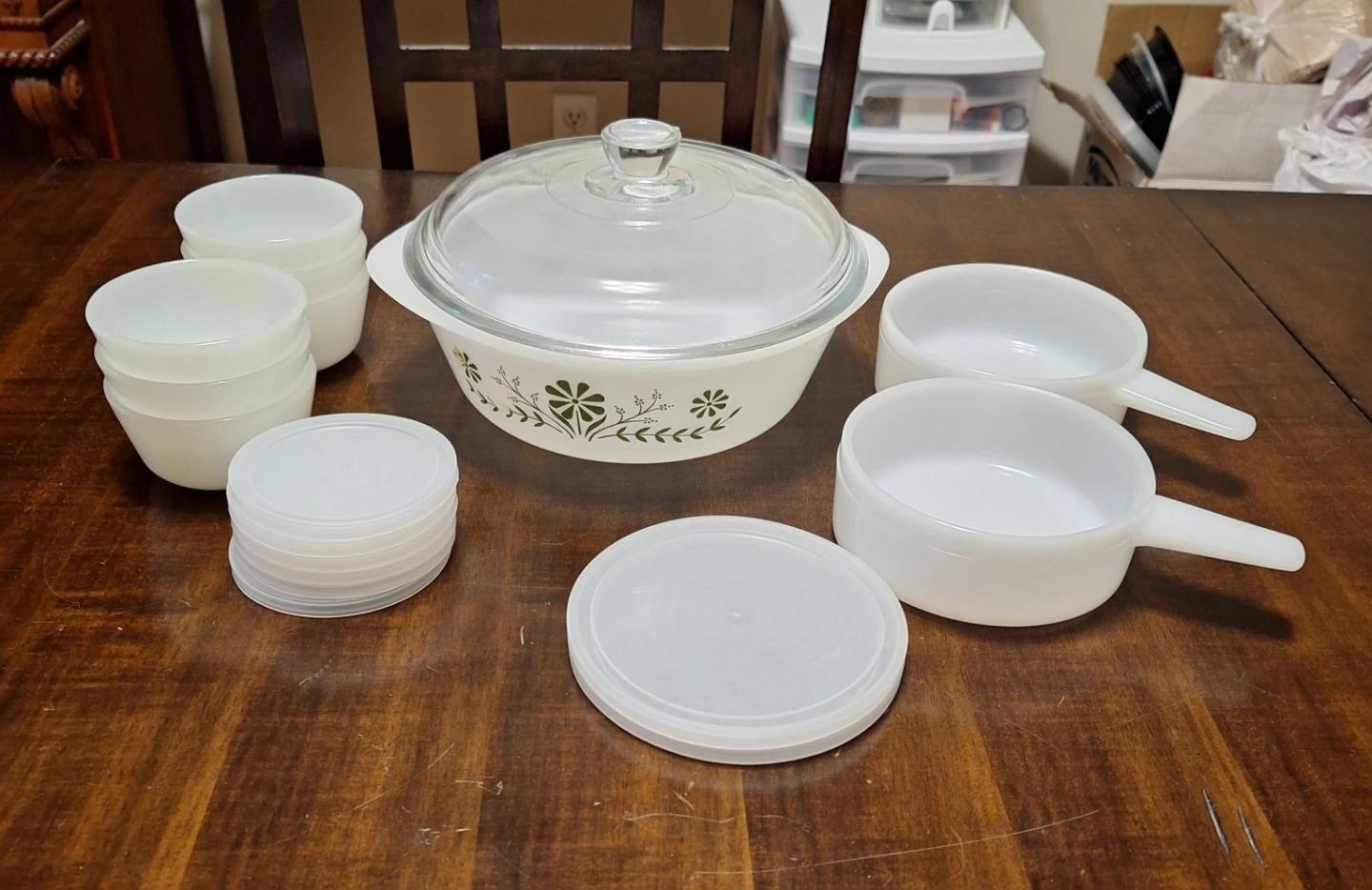 Vintage Oven-safe Casserole Set