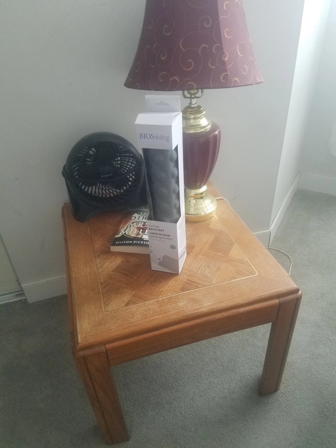 End tables and lamps