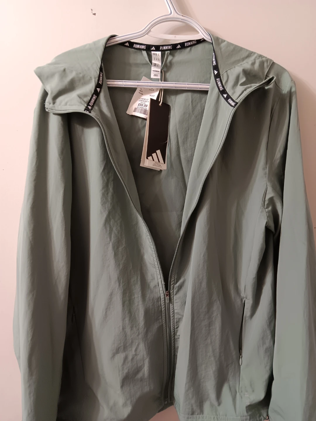 Adidas Run It Jacket - Size XS - Green