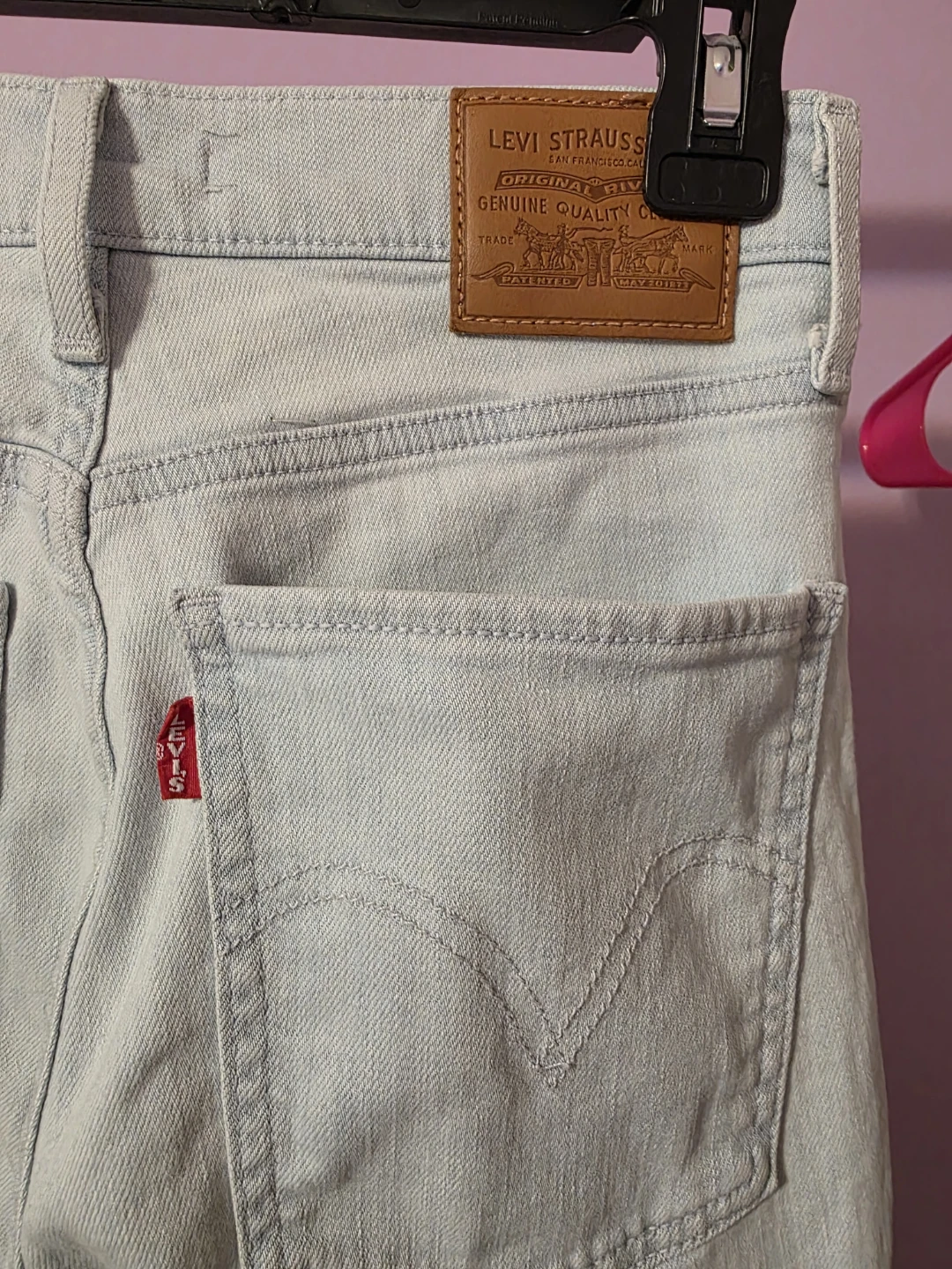Levi's Mile High Super Skinny Jeans - Light Wash - Size 27 - photo 3