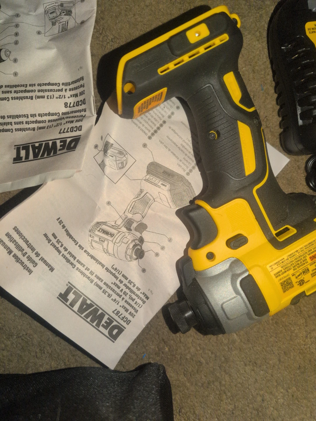 DeWalt 20V Max Brushless Impact Driver and Drill Combo Kit - photo 2