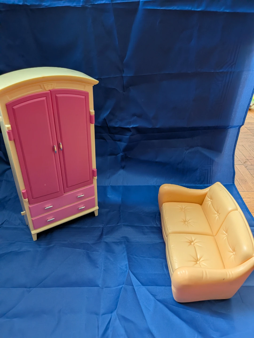 Doll Furniture: Wardrobe and Couch