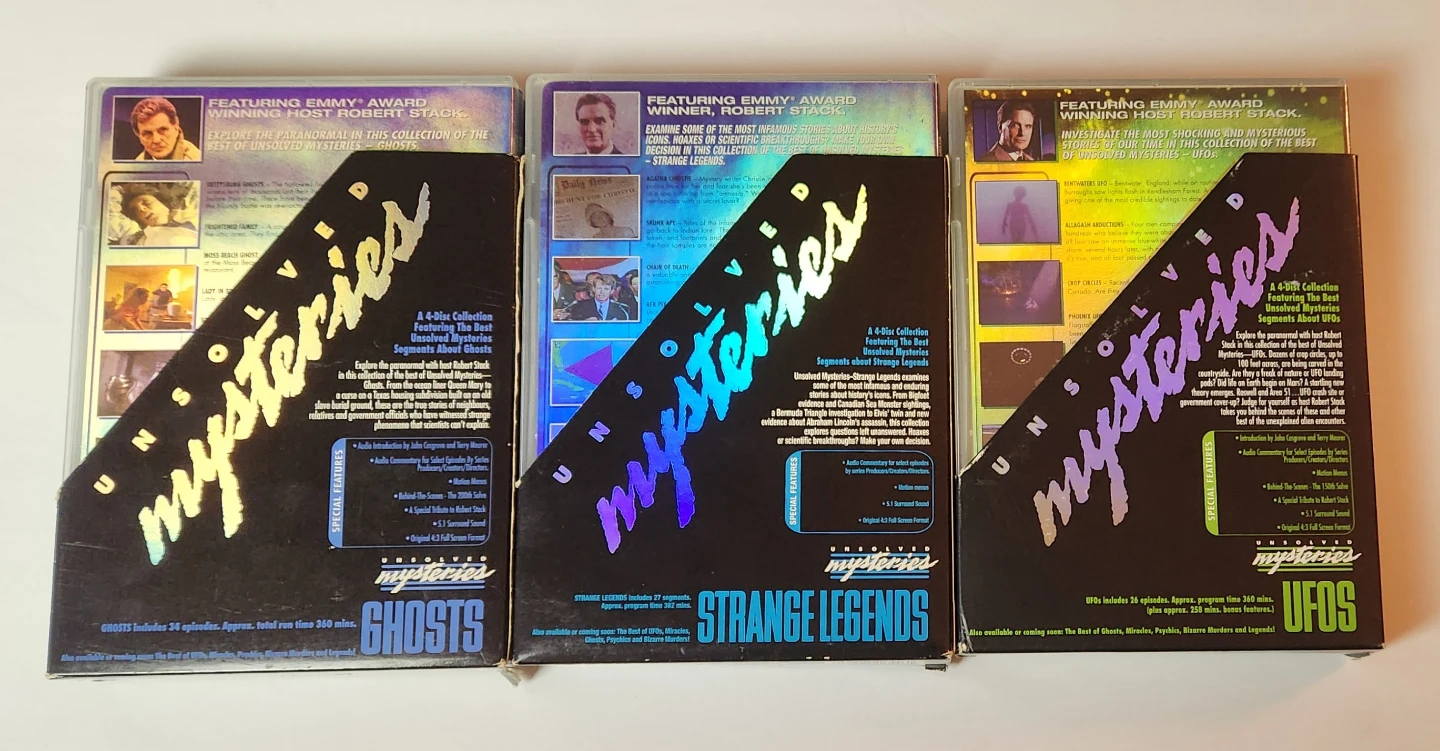 Unsolved Mysteries - Set of 3 Boxsets - photo 2