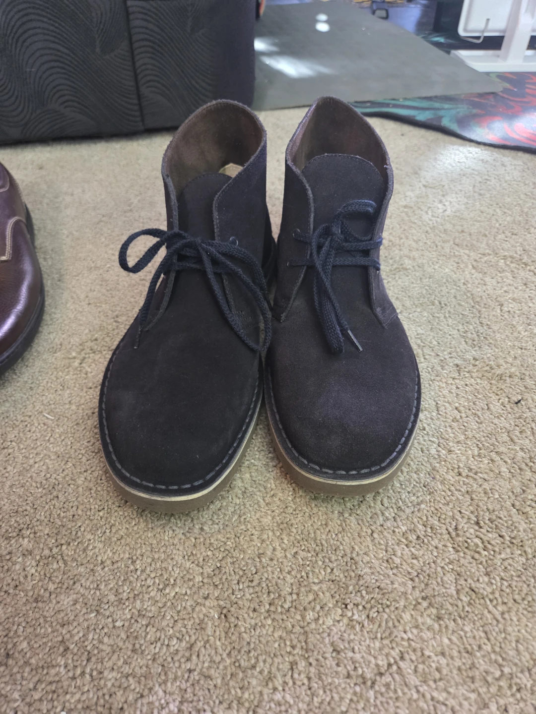 Clarks Desert Boots - Size 9.5 - Dark Brown Suede - photo 4