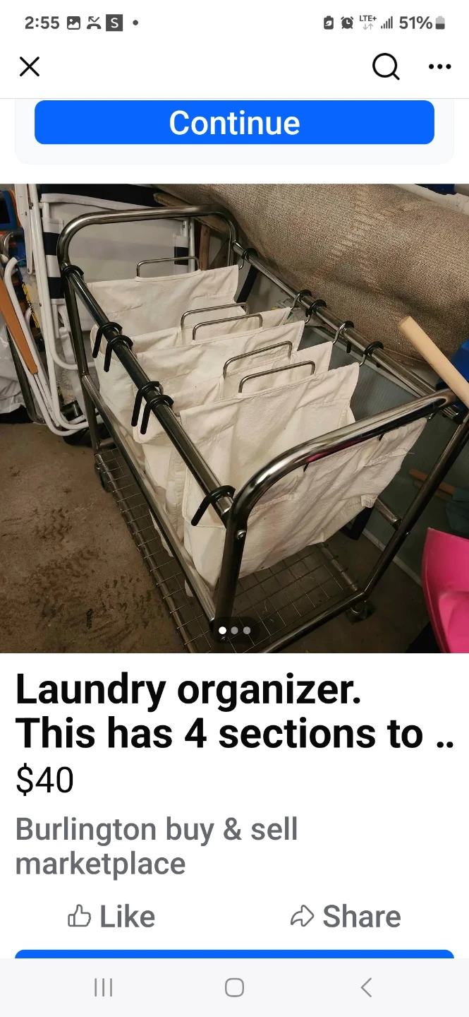Laundry Organizer with 4 Sections - photo 2
