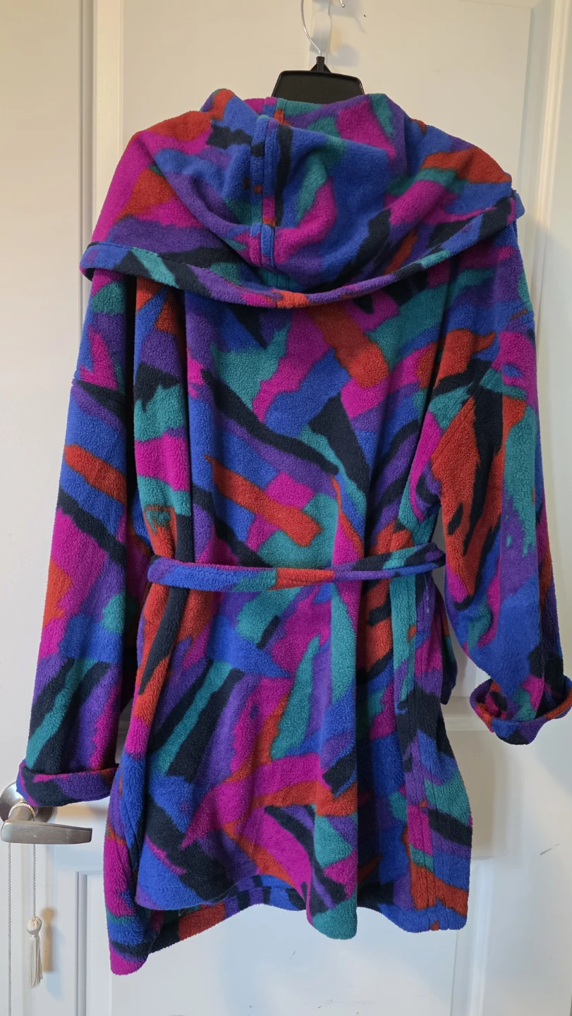 Fleece Robe with Hood
