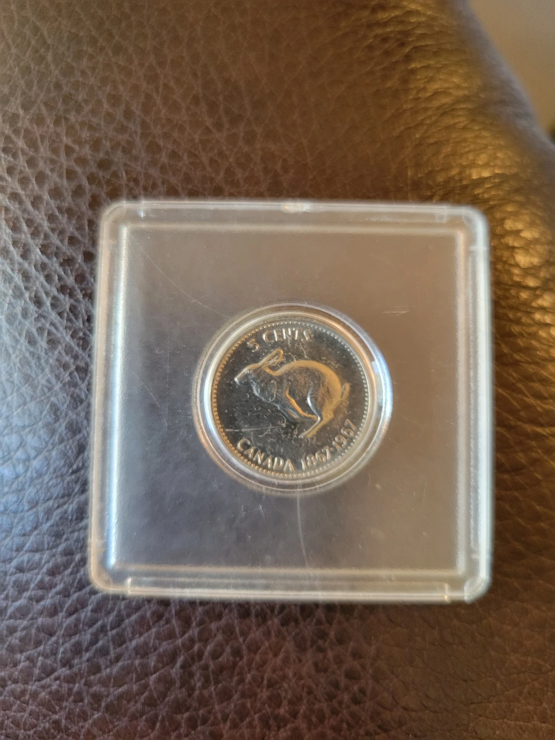1967 Canadian 5 Cent Coin