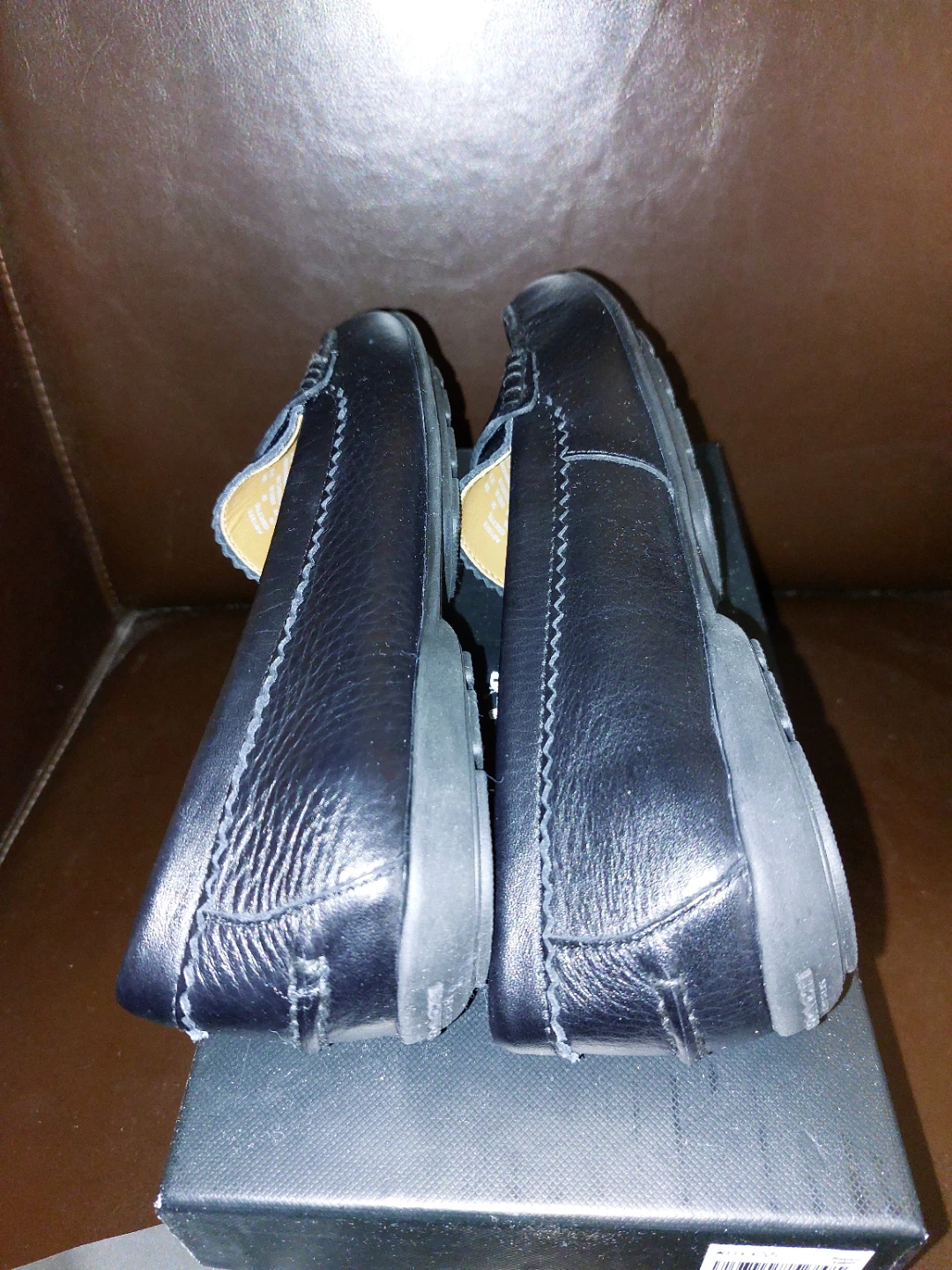 Coach Odette Pebble Grain Leather Loafers - Black - 7.5M - photo 4