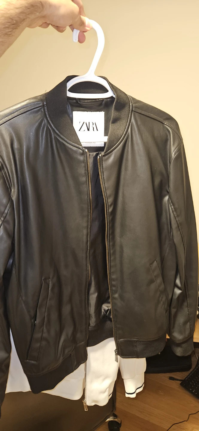Leather Bomber Jacket