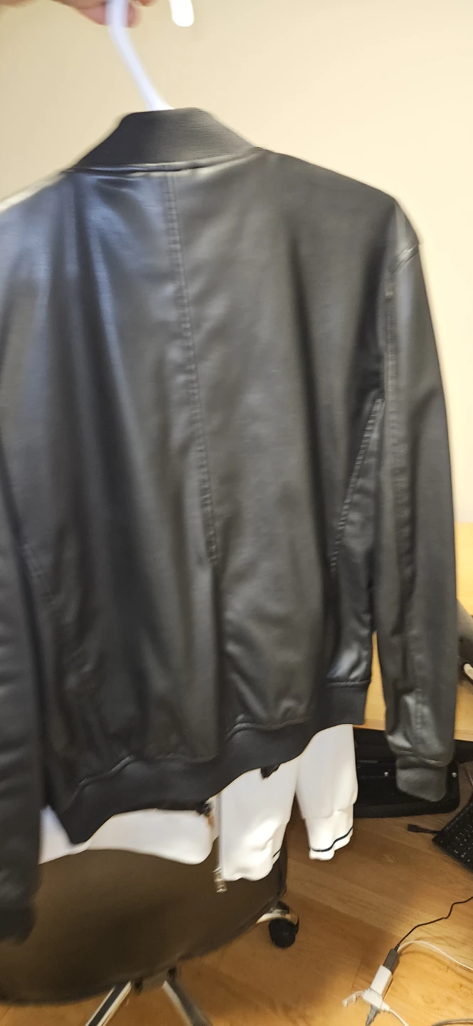 Leather Bomber Jacket - photo 2