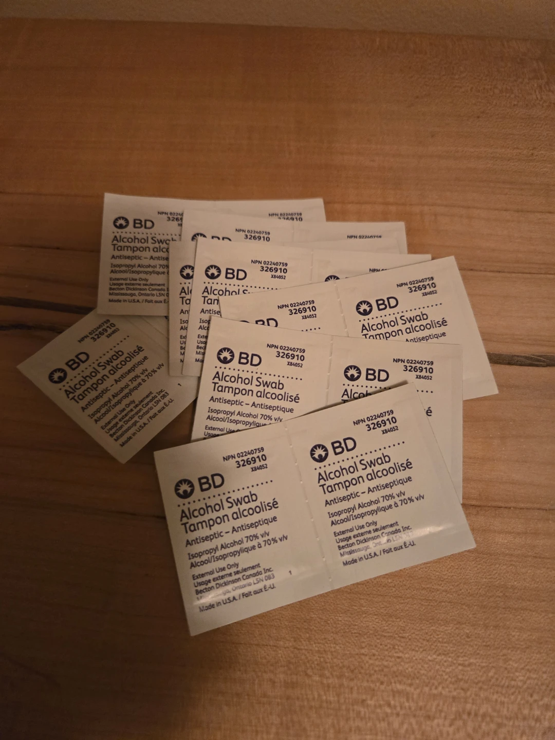 BD Alcohol Swabs - Individually Wrapped