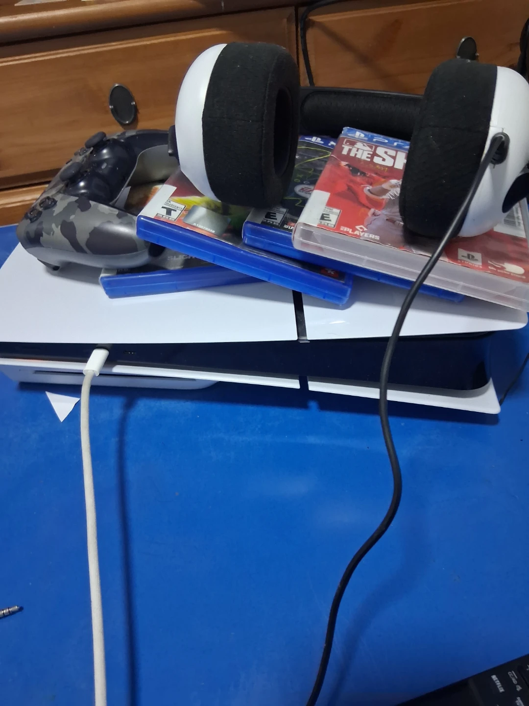 Playstation 5, Controller, Games, Headset Bundle