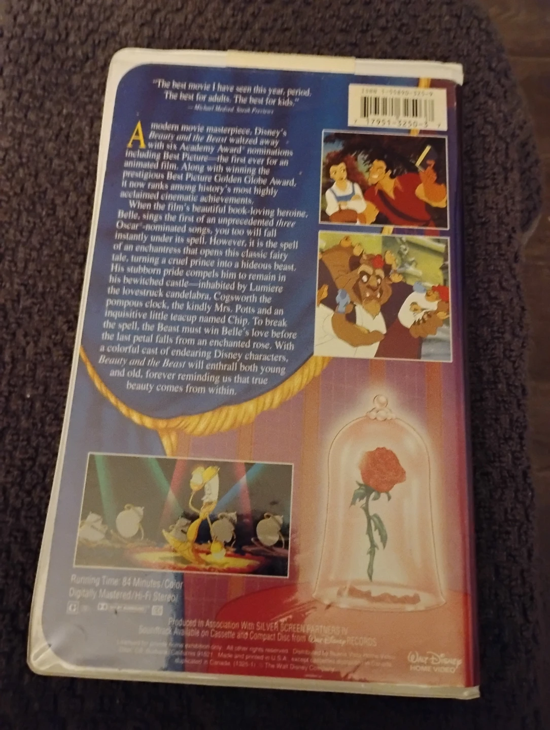 VINTAGE! DISNEY'S BEAUTY AND THE BEAST, VHS. 1992 - photo 2