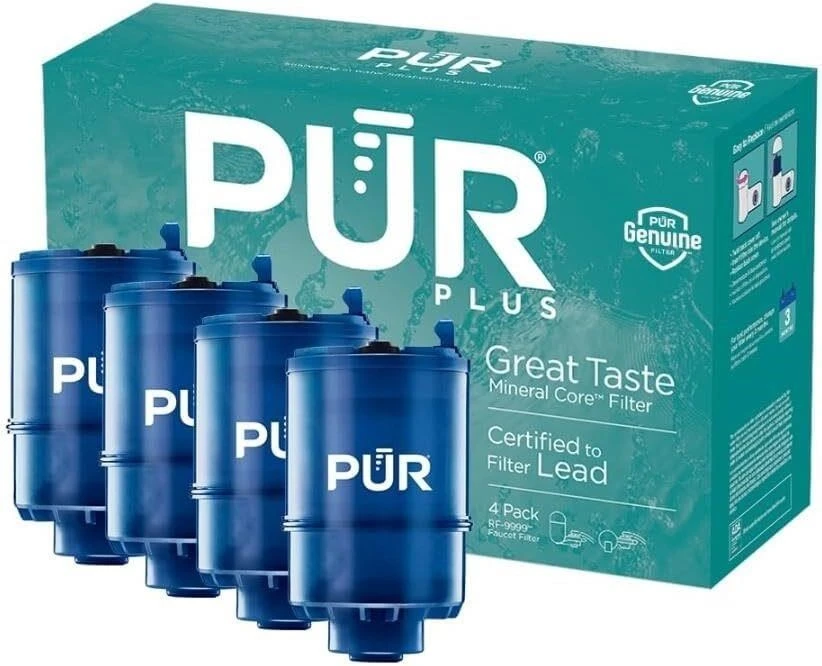 PUR Plus Faucet Water Filter 4 Pack