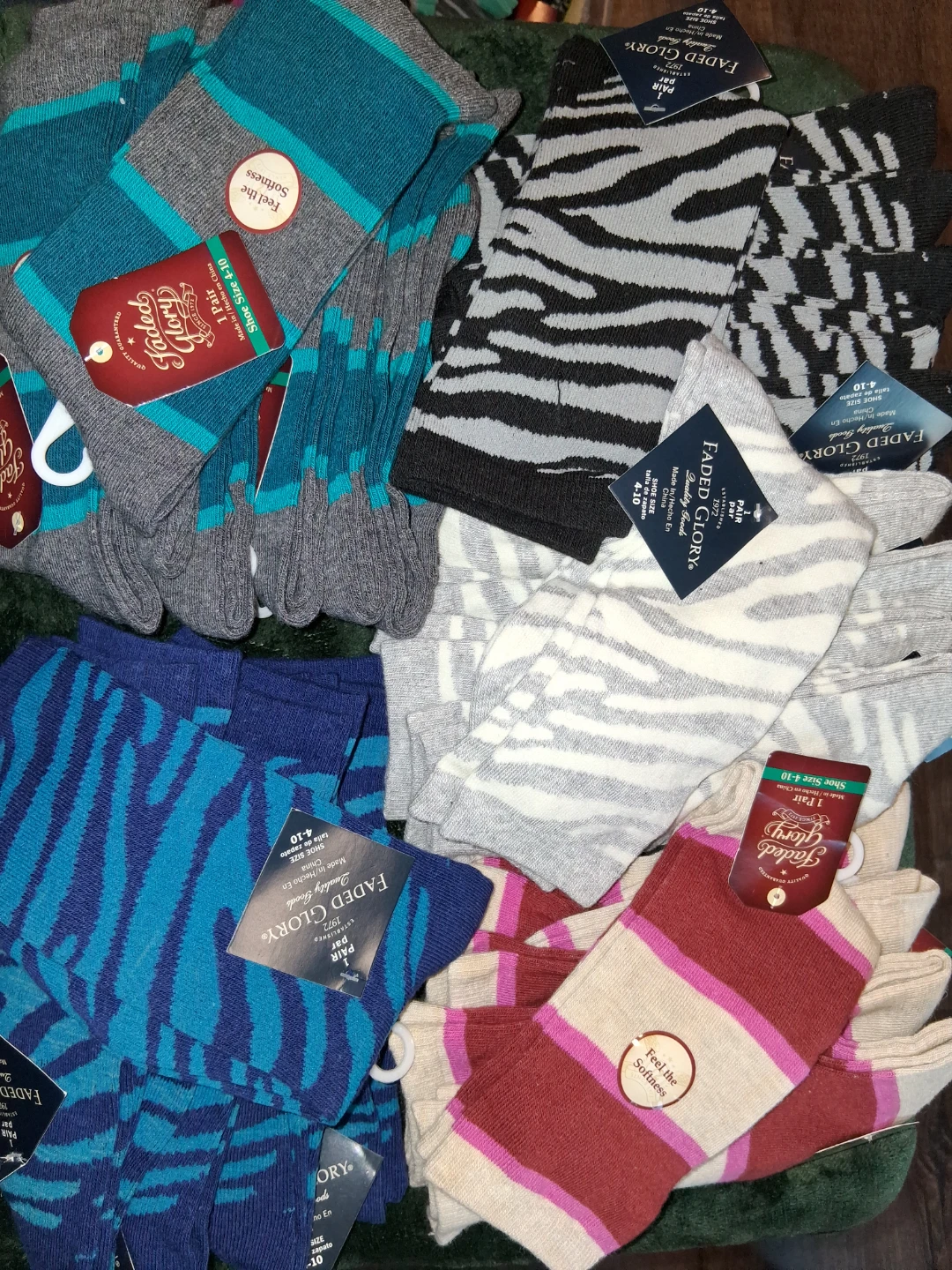 Fashion socks 3 pairs set
