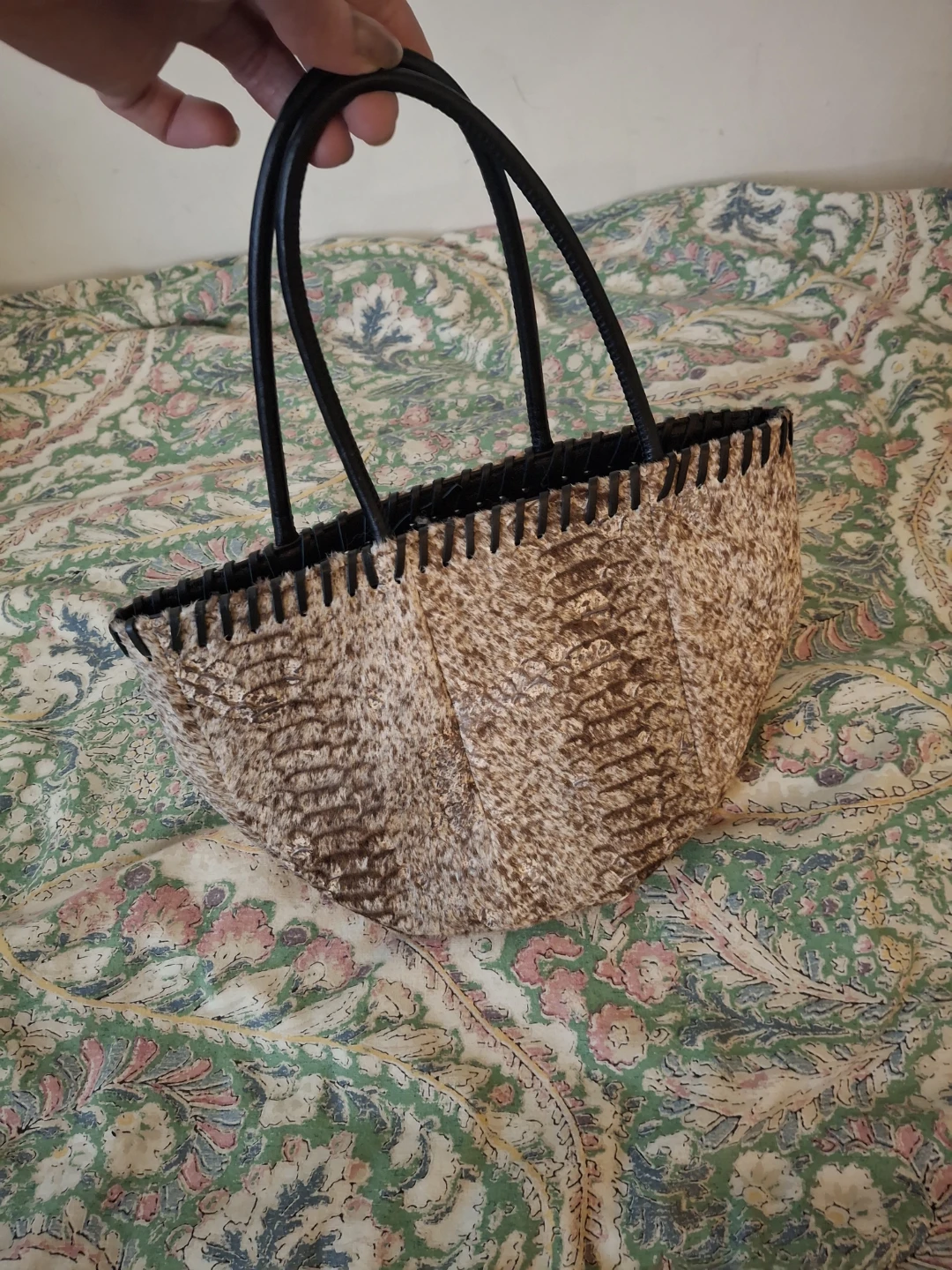 Zara leather tote new