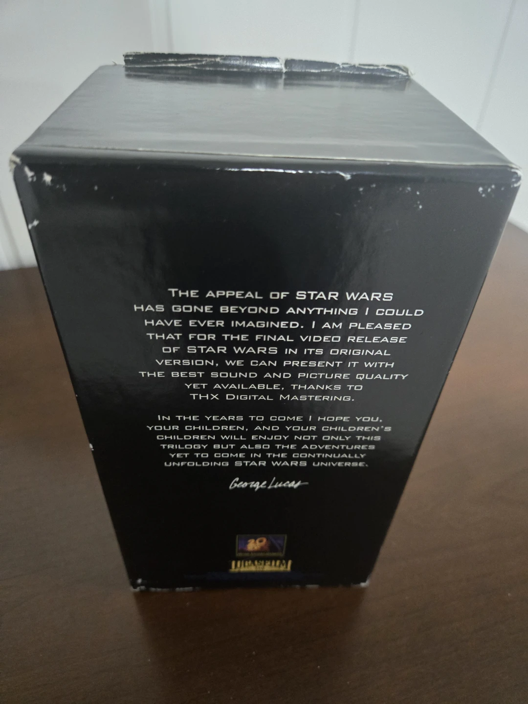 Star Wars Trilogy VHS Box Set - photo 4
