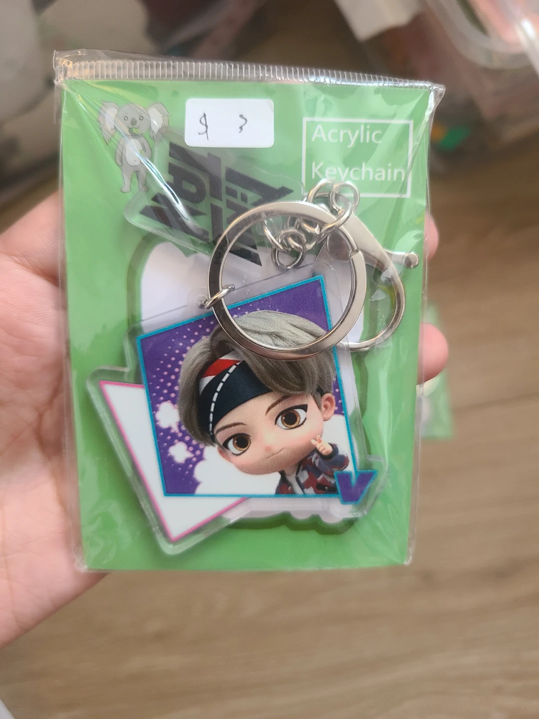 🏆 BTS Acrylic Keychain - Character Charm - photo 3