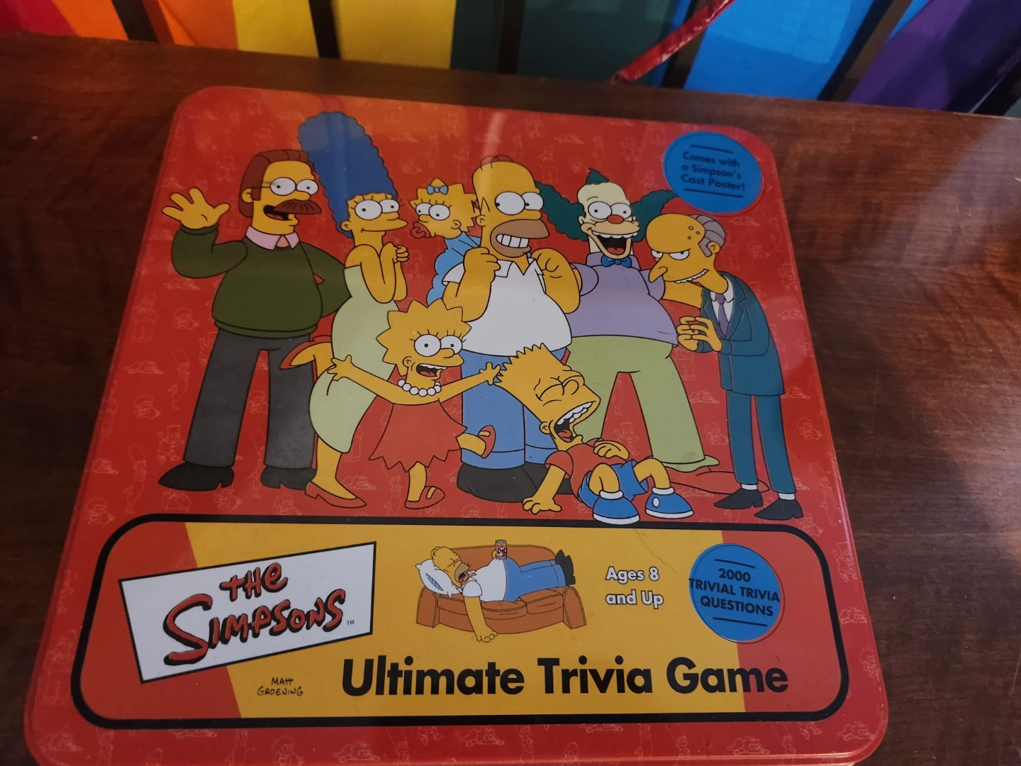 Simpsons trivia game