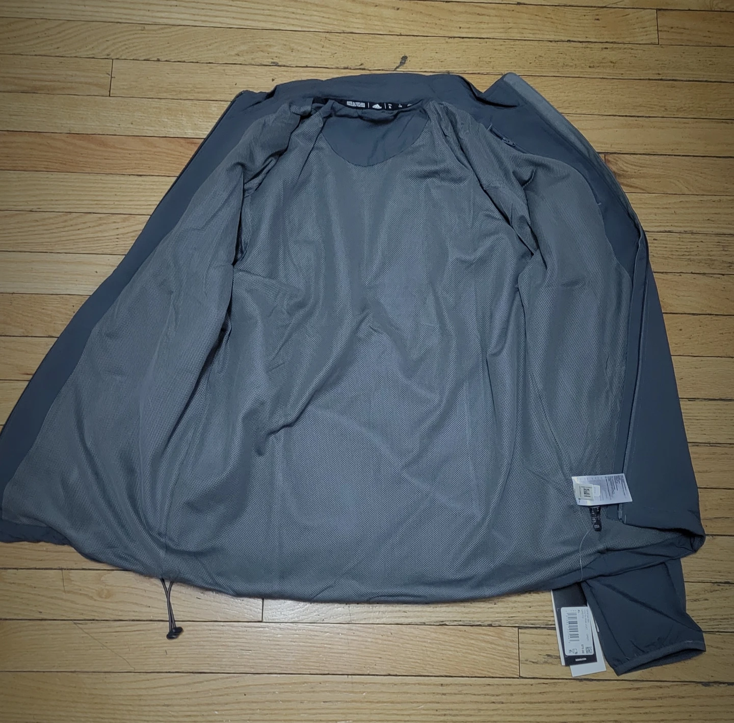 Adidas Youth R.N.K. Jckt Grefiv XL Gray Jacket - photo 2