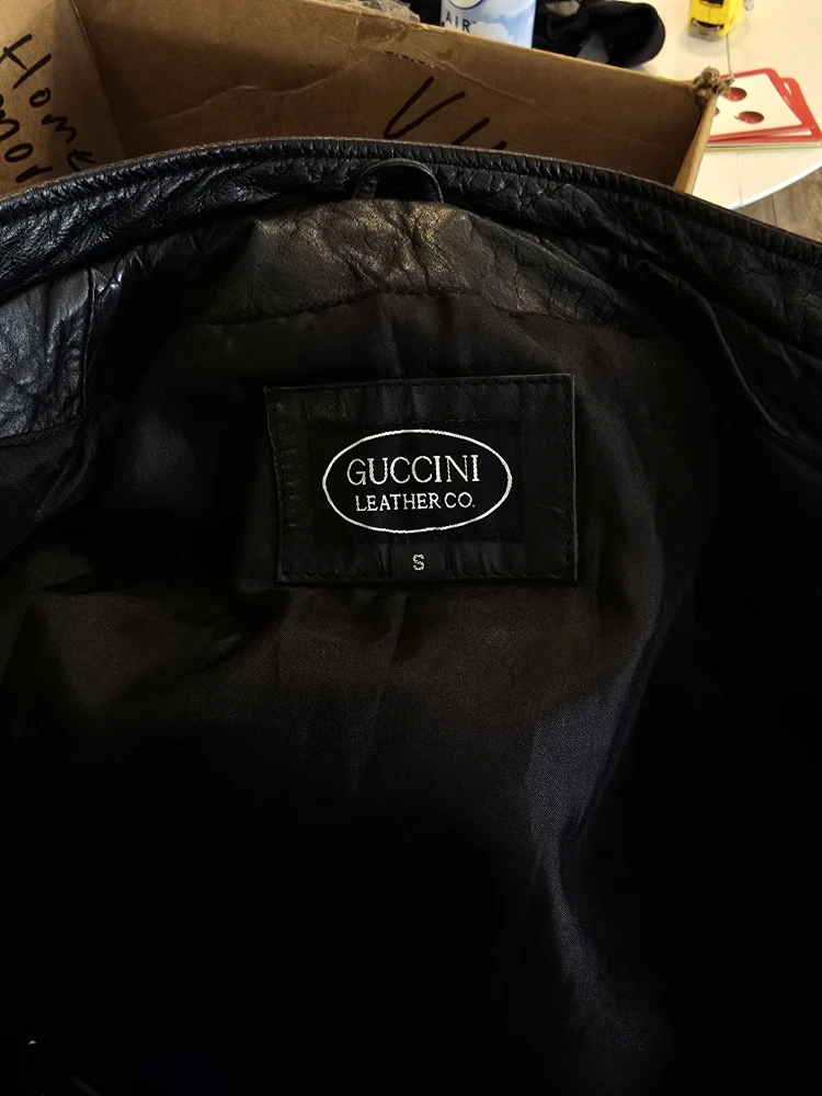 Guccini Leather Co. Black Jacket - Size S