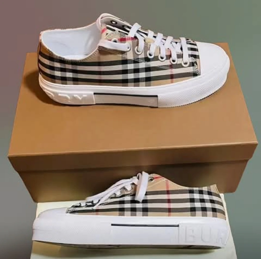 New Bur Check Sneakers - photo 5