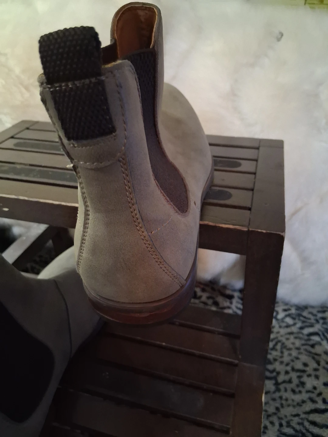 CALL IT SPRING Men's Gray Suede Chelsea Boots - photo 3