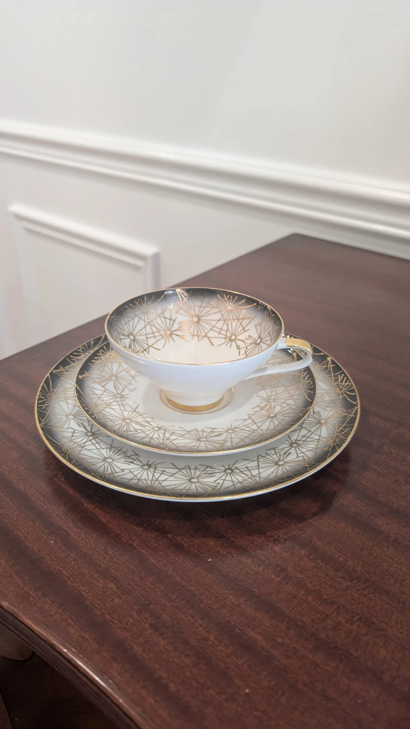 Bavaria Tea Cup, Saucer & Plate Set