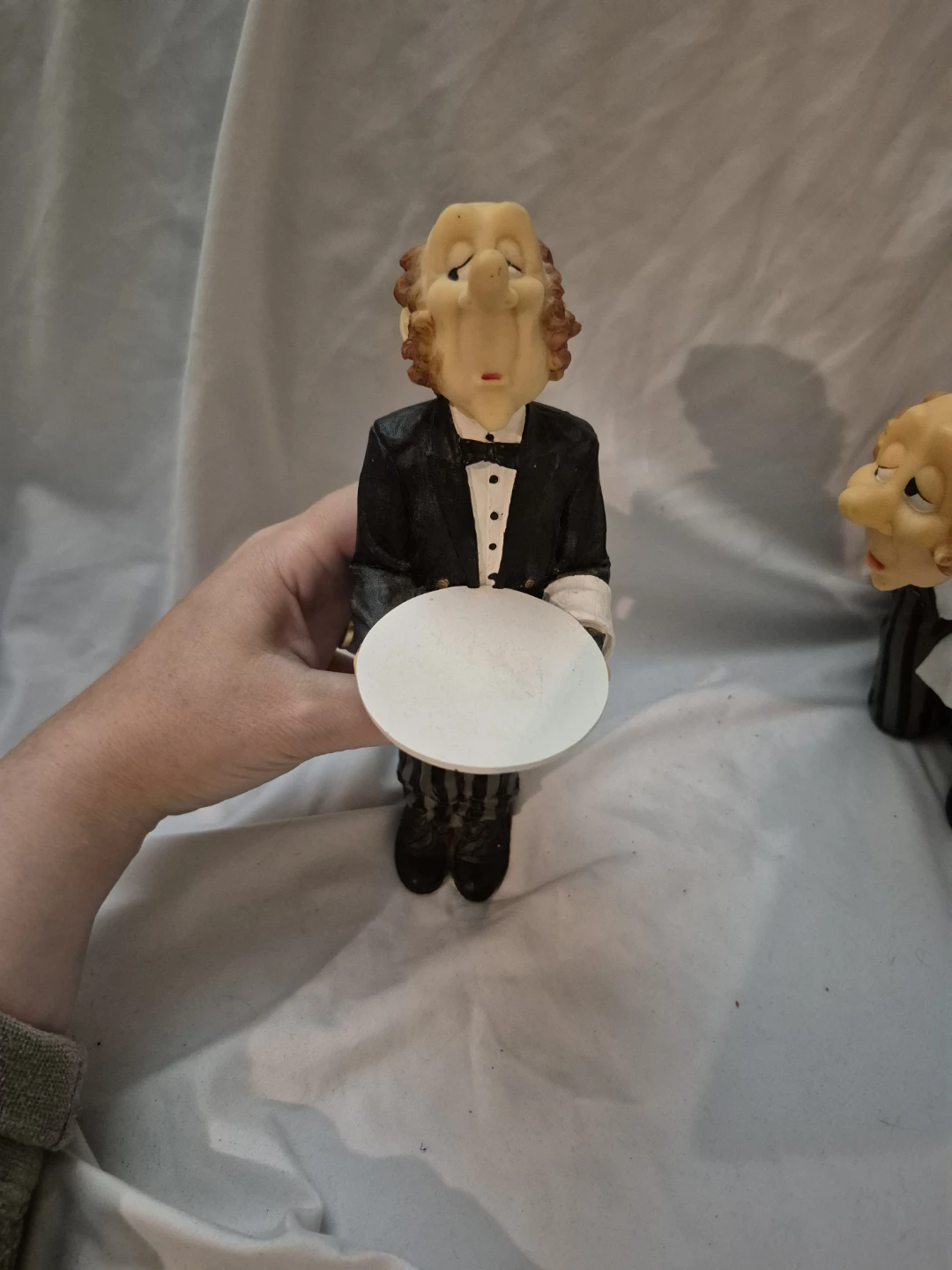 Vintage Butler Figurine with Tray