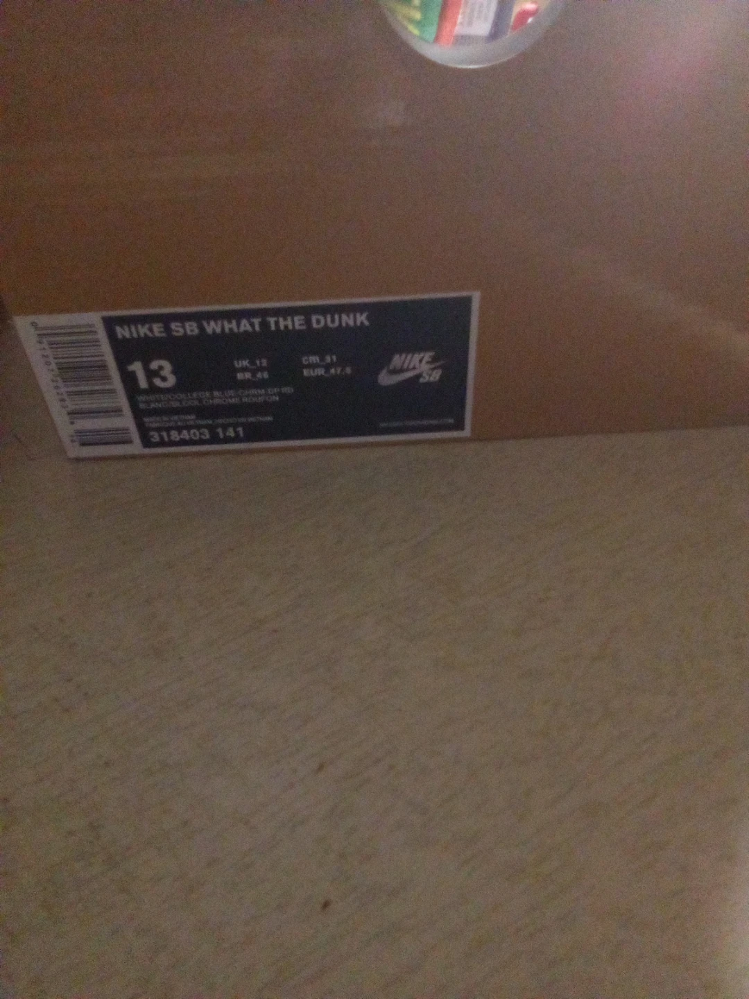 Nike SB What The Dunk Size 13 - photo 5