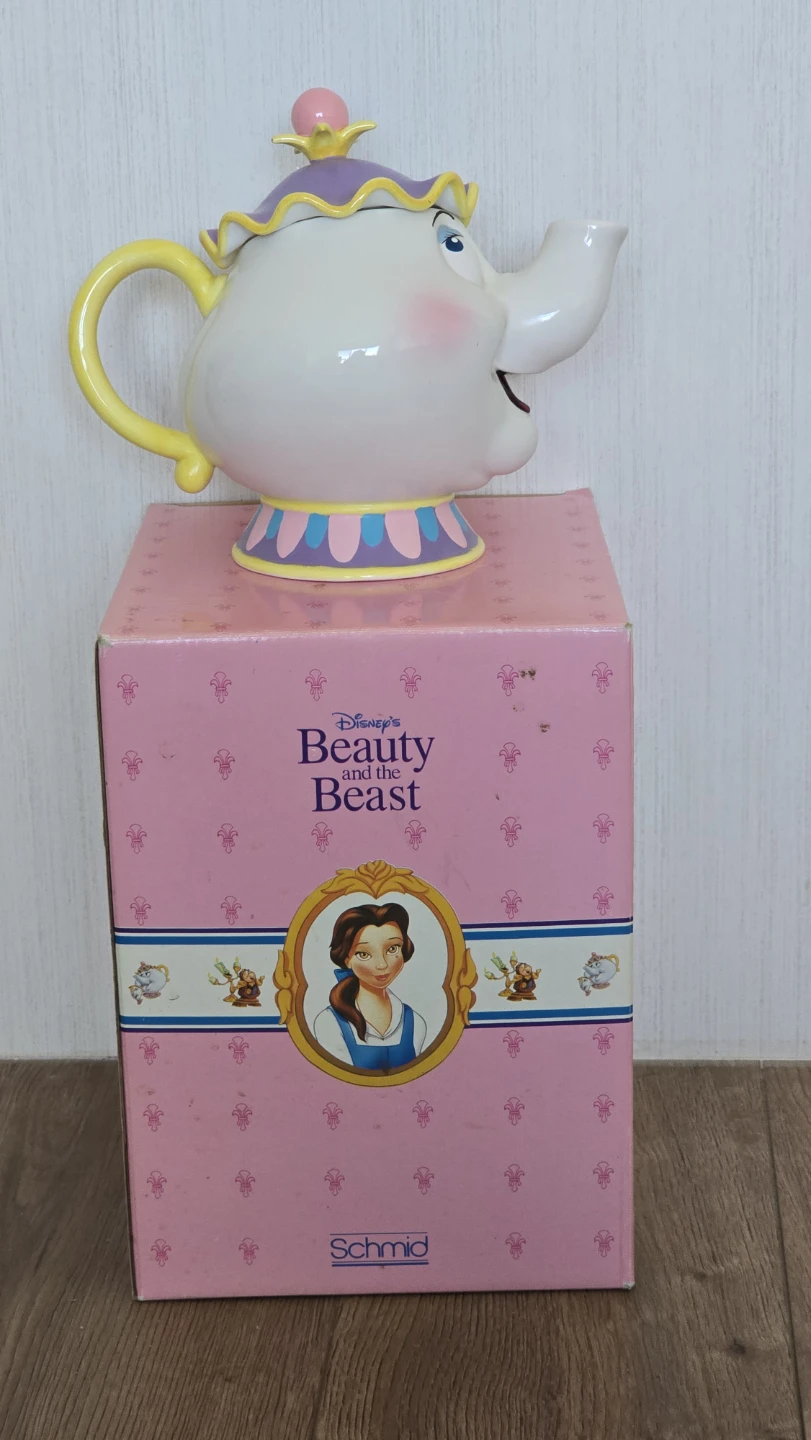 Vintage Disney Beauty and the Beast Mrs. Potts Teapot by Schmid - photo 2