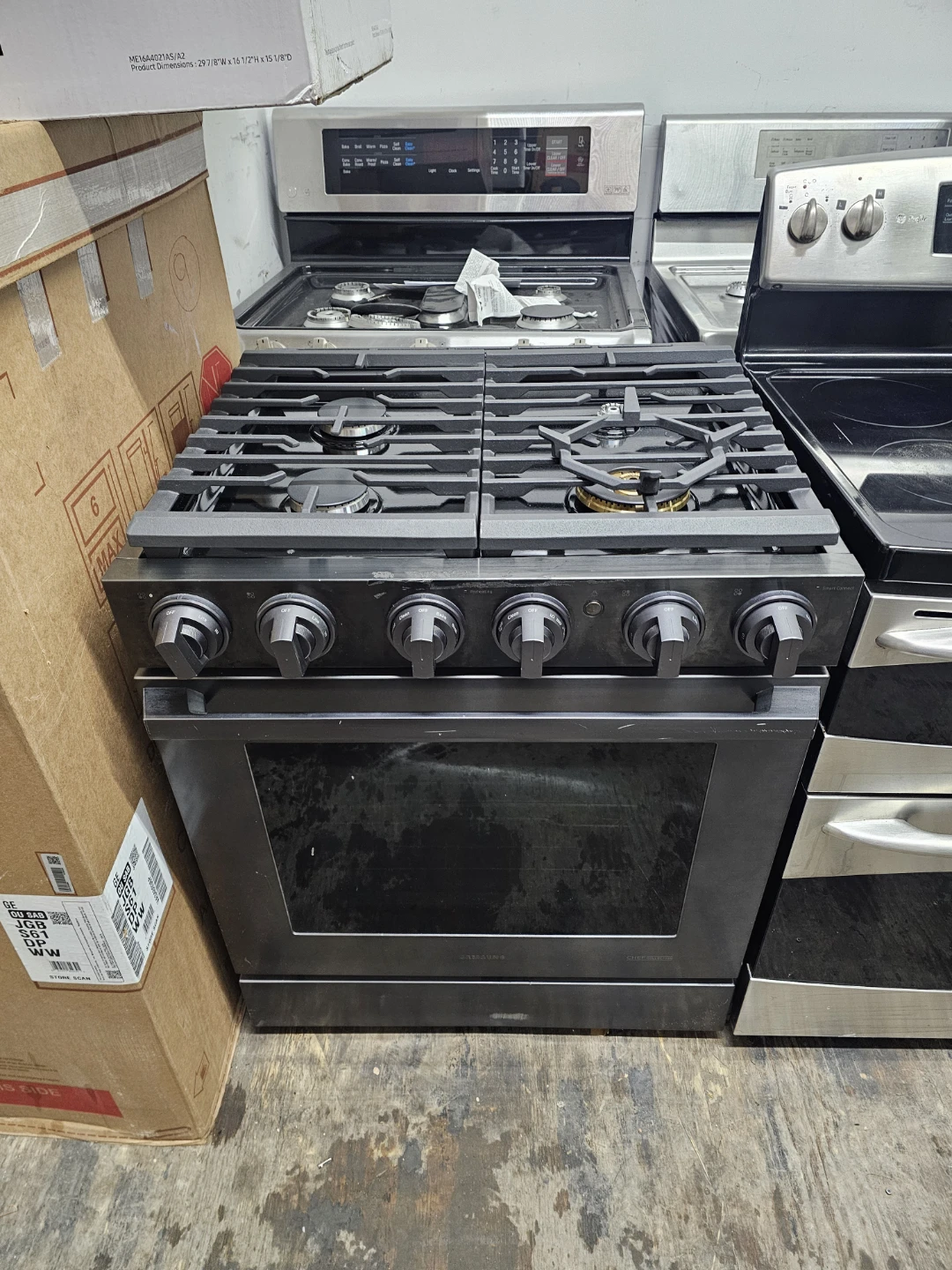 Samsung 30in gas range