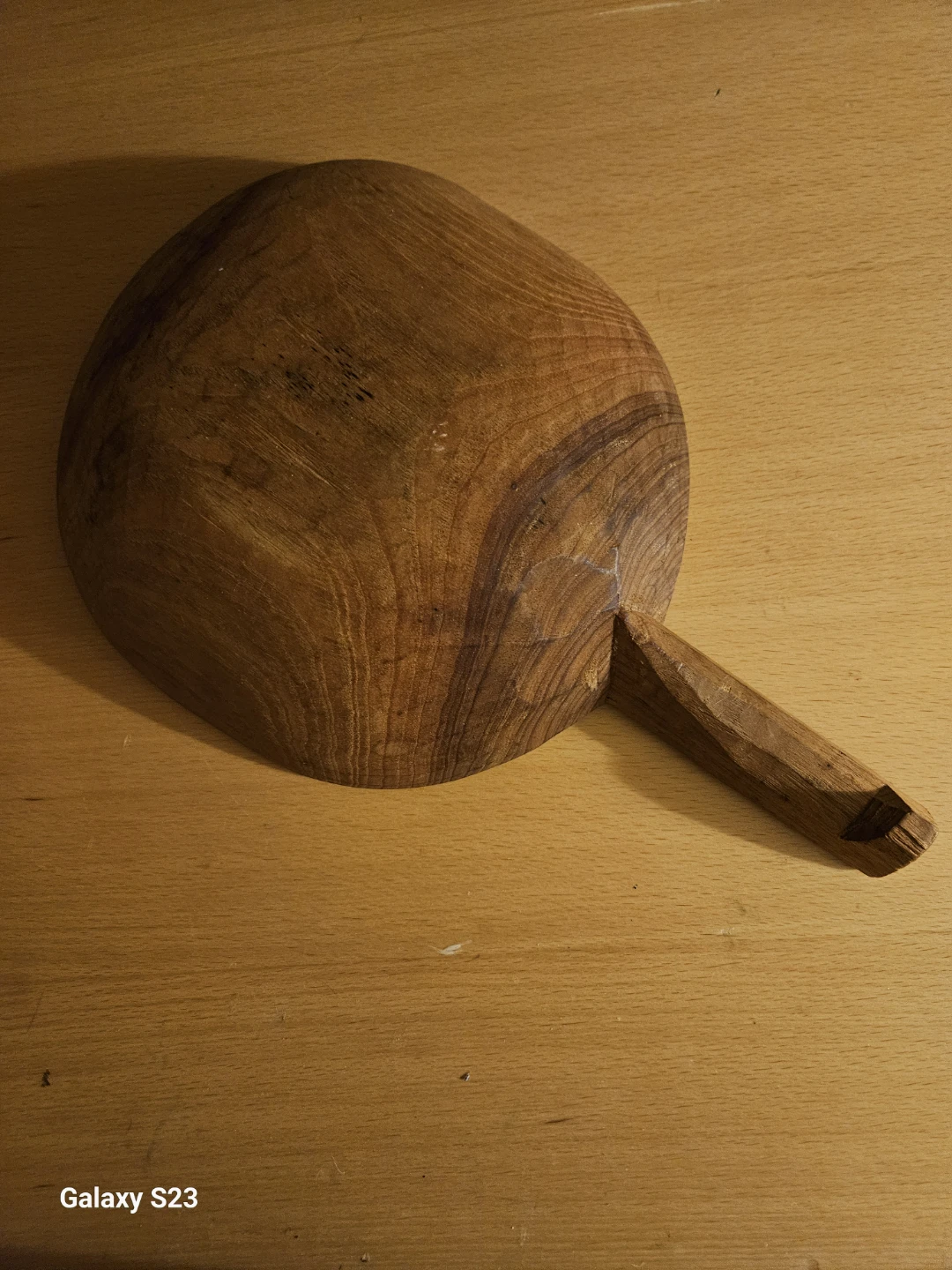 Hand Carved Wooden Ladle - photo 2