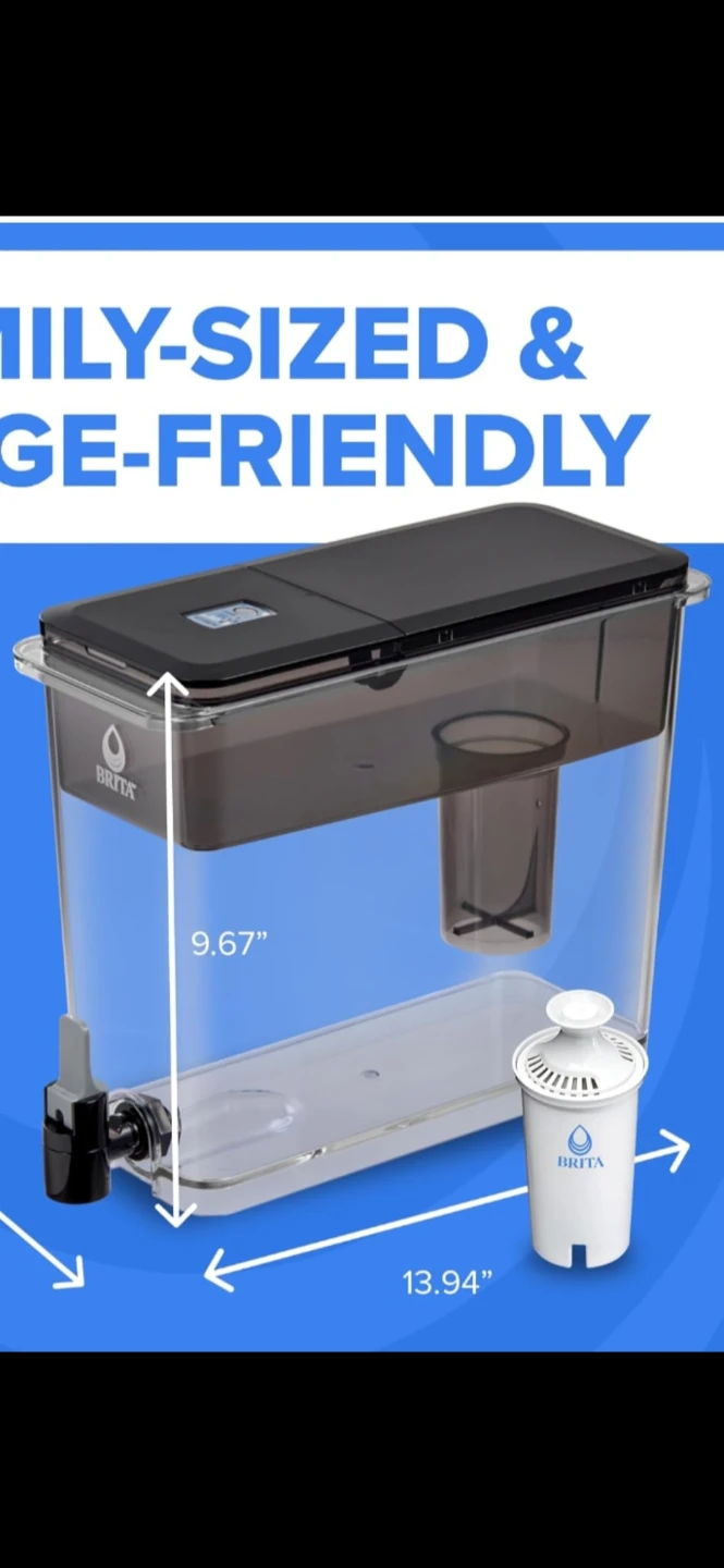 Brita Family-Sized Water Filter Pitcher "❤️" BINGO