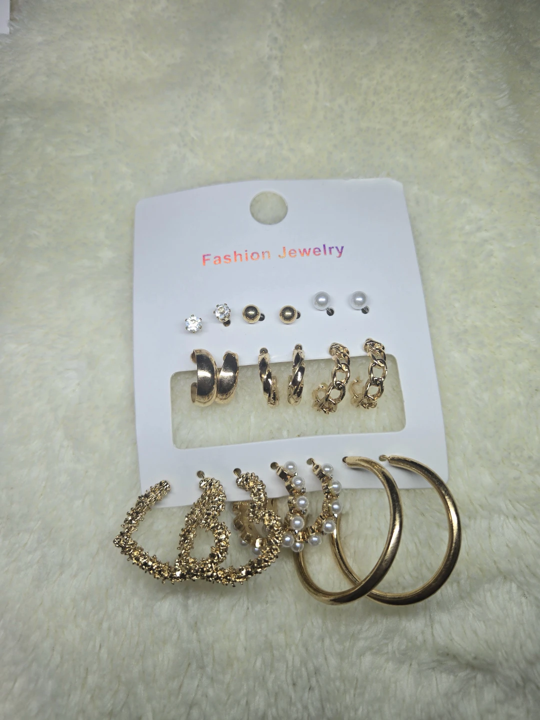 Gold-Color & Silver-Color Everyday Earrings