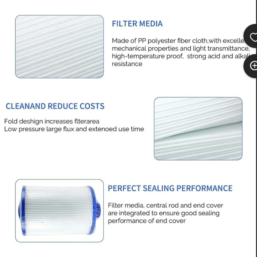 Replacement Spa Filter For PWW50 6CH-940 Maintenance Long... - photo 3