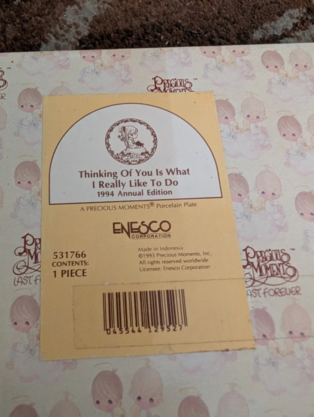 Precious Moments  plate
