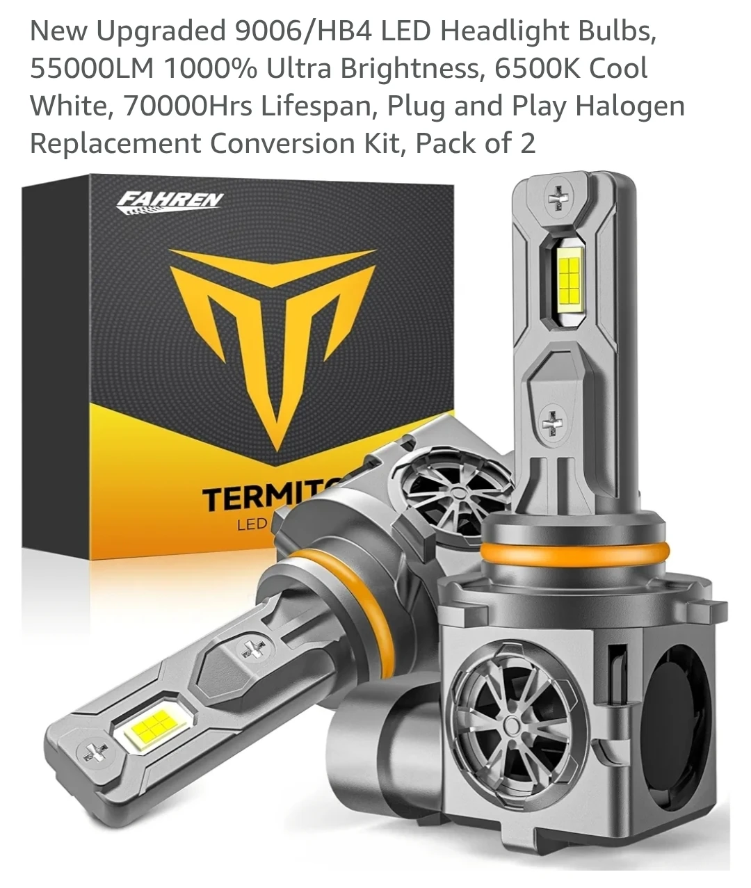 Termitor 9006/HB4 LED Headlight Bulbs