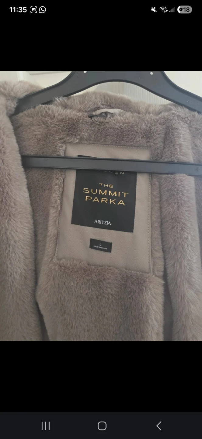 Aritzia The Summit Parka, Size L - photo 2