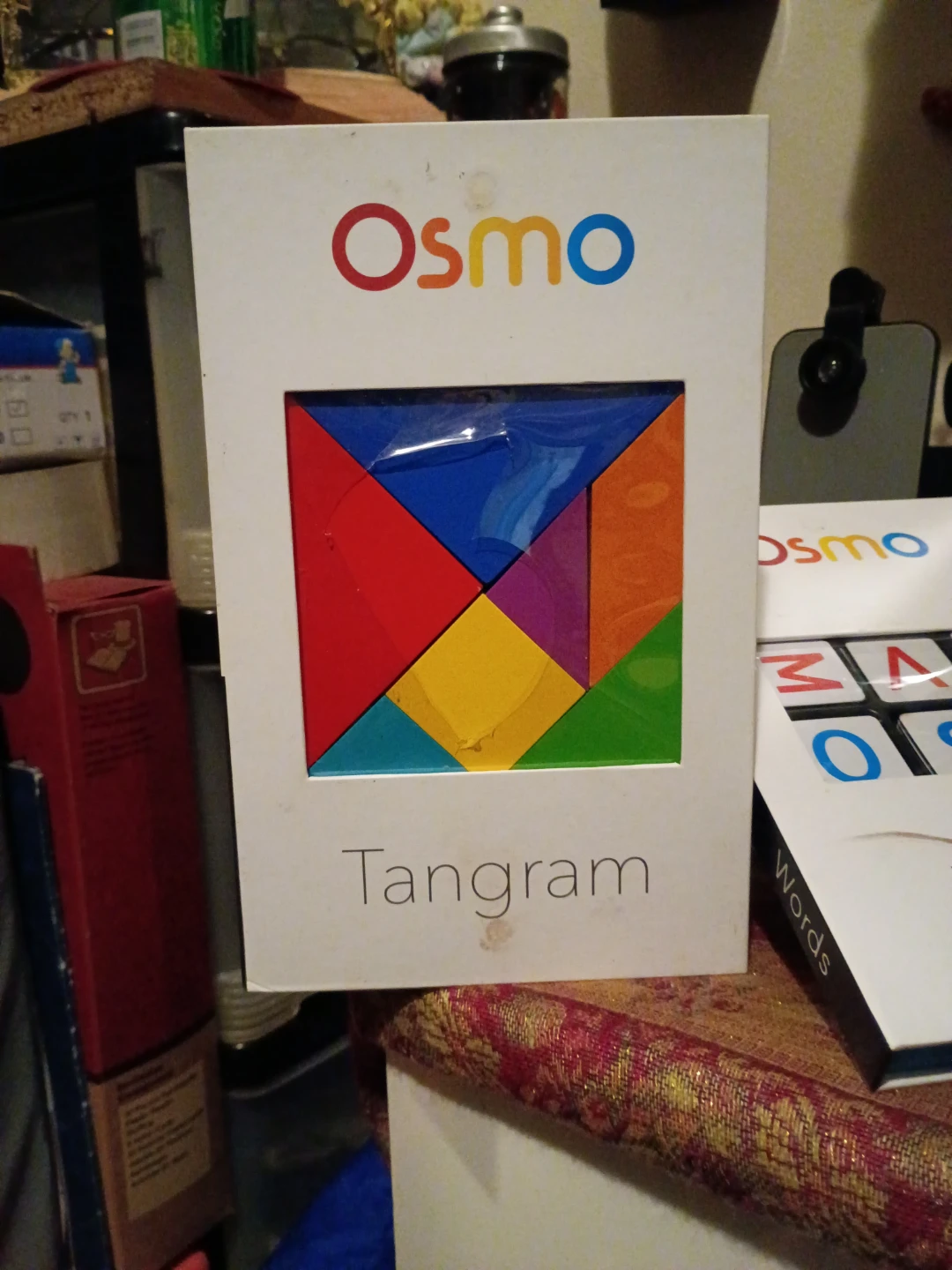 Osmo Base, Tangram, Words, and Numbers Game Set