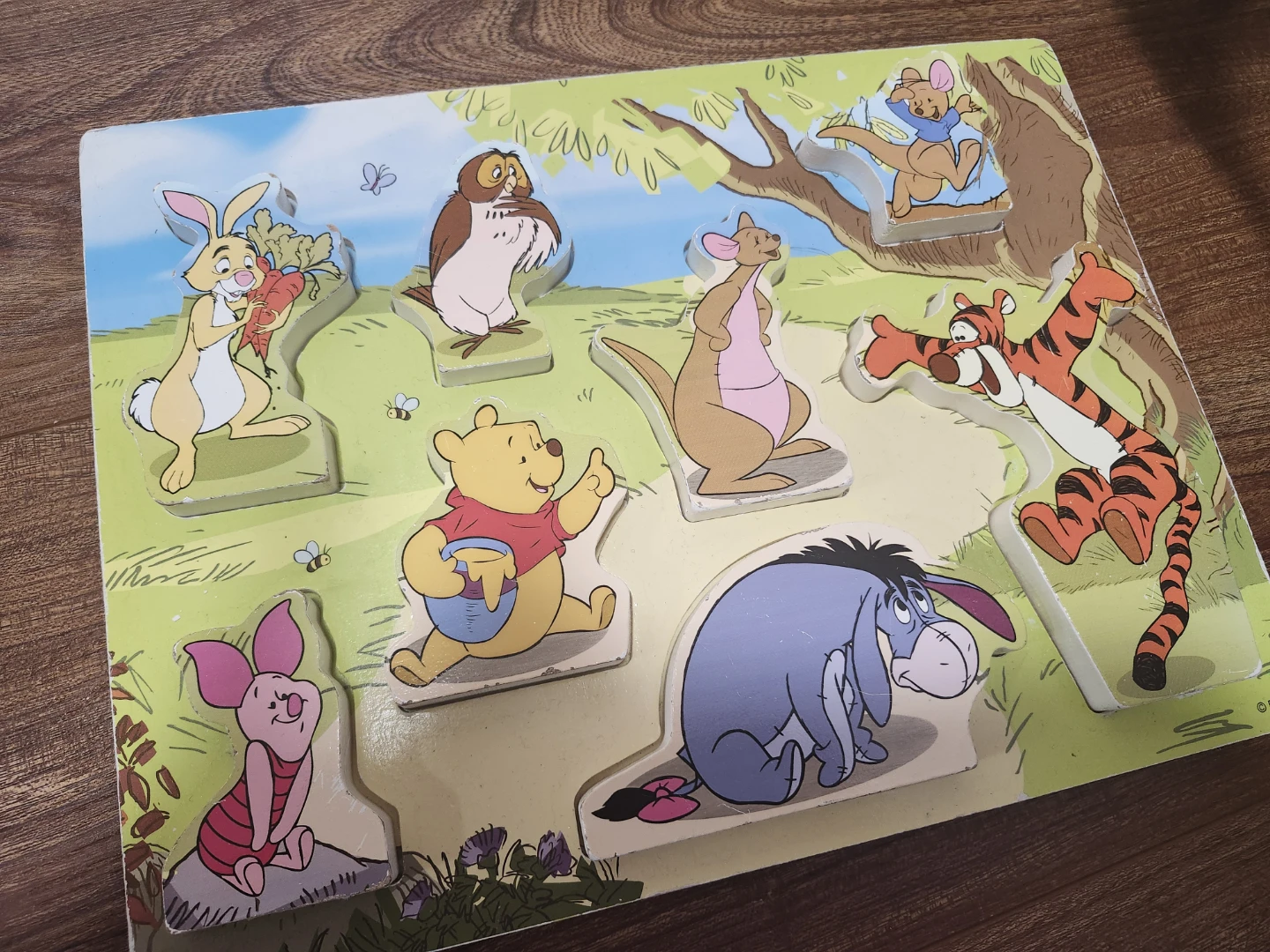 Free 4 Knob wooden puzzles and a board book - photo 4