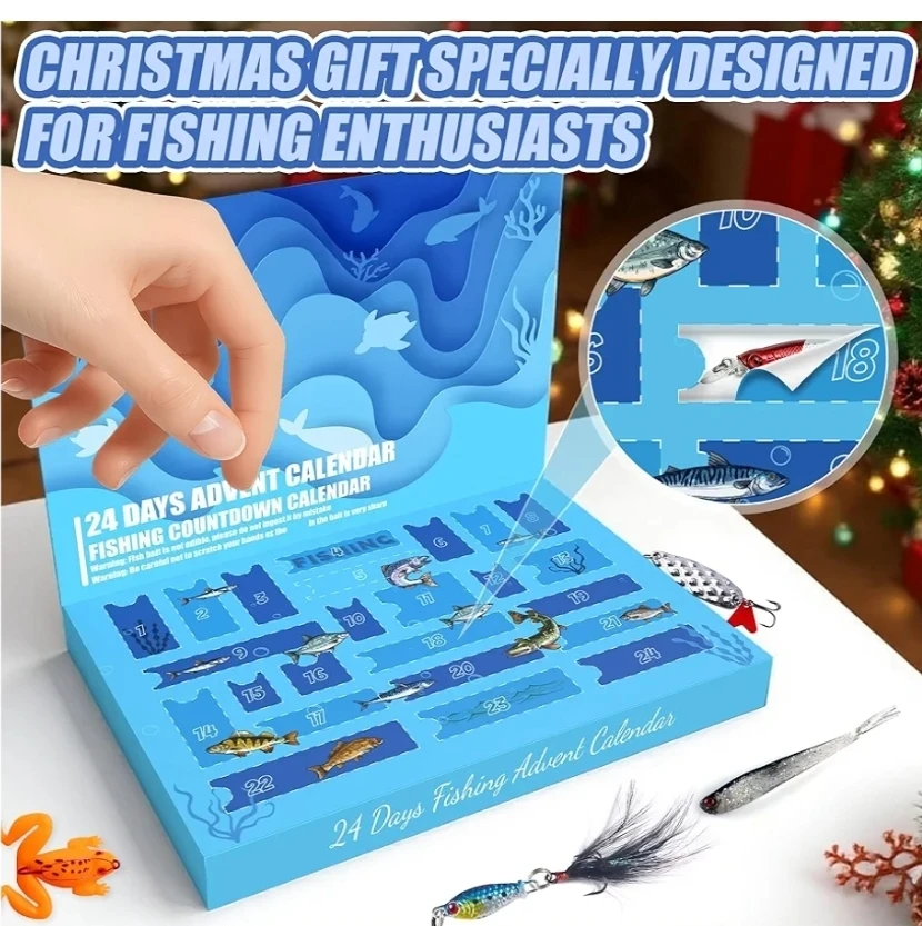 Fishing Advent Calendar, 24 Days Fishing Lures - photo 4