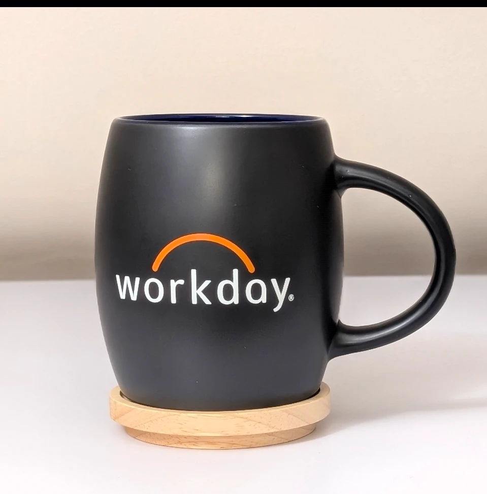 Mug with Wood Coaster