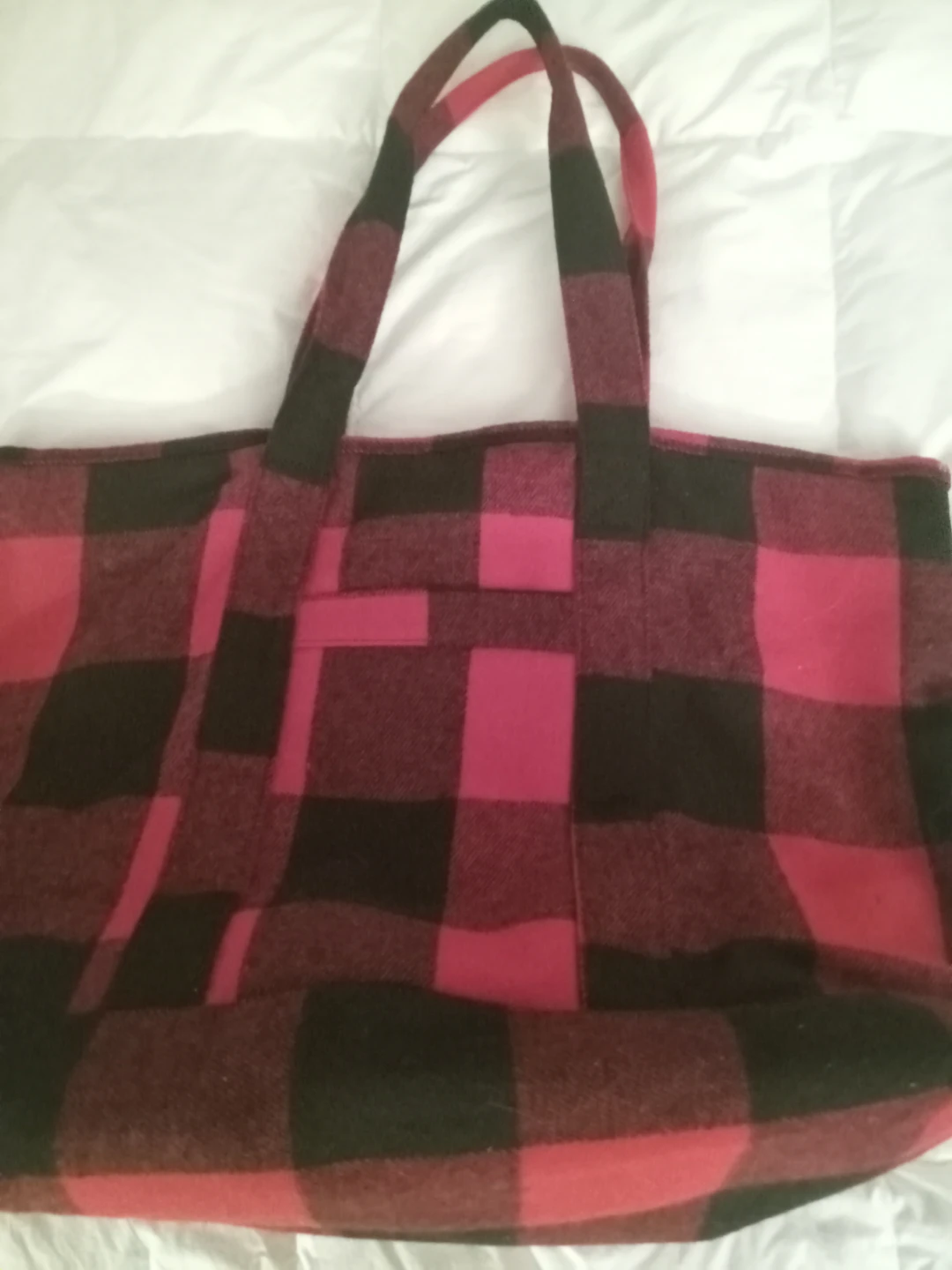 Red & Black Plaid Tote Bag - photo 2