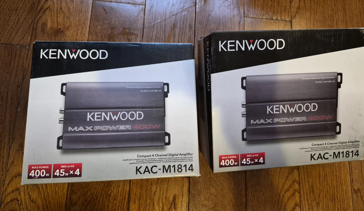 Kenwood 4-Channel 400W Amplifier