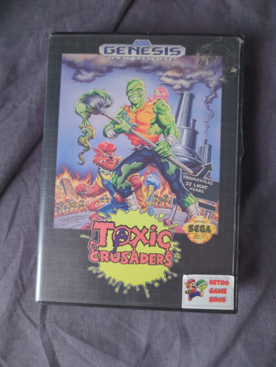 Toxic Crusaders Sega Genesis Game